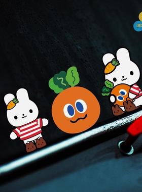 萝卜兔子MAYDAY五月天5525应援车贴可爱防水汽车电动车装饰反光贴