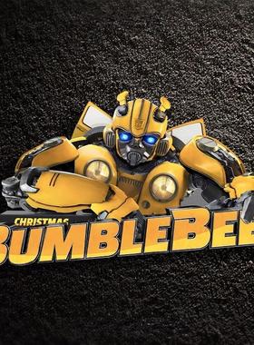 创意变形金刚大黄蜂Bumblebee汽车贴纸后挡风玻璃电动车装饰贴纸
