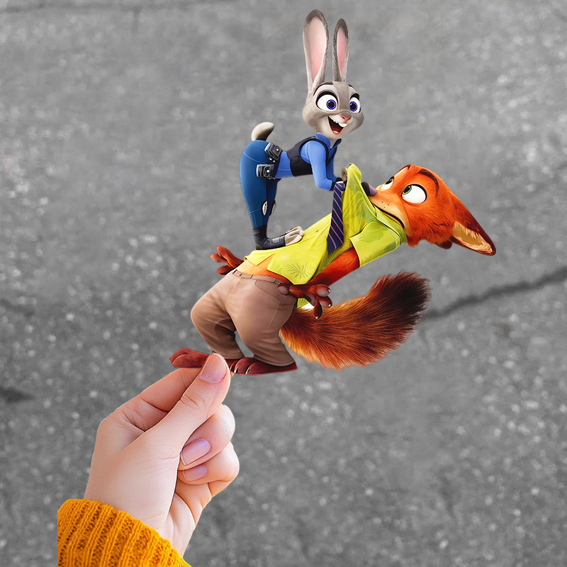 疯狂动物城汽车贴纸卡通创意兔子警官朱迪尼克车身电动车装饰贴画,汽车用品/电子/清洗/改装,汽车装饰贴/反光贴,淘宝优惠券,粉丝福利购,淘宝优惠卷