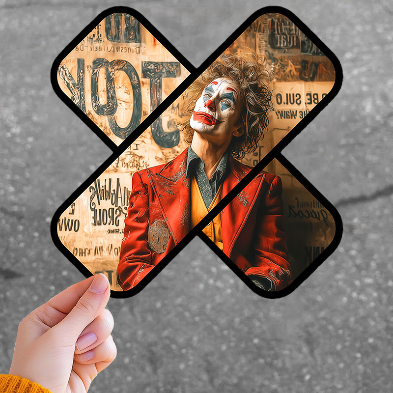 DC小丑创口贴车身遮挡划痕贴