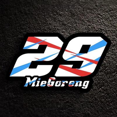 机车电动车贴潮流赛车29号贴纸