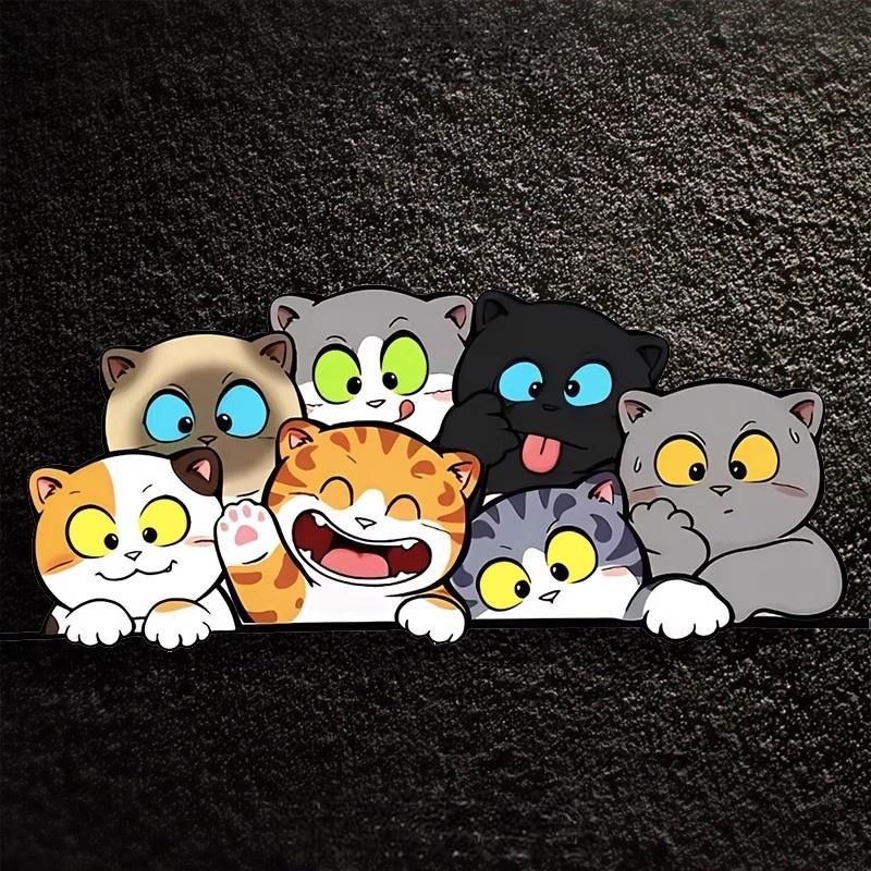 趣味招吉猫全家族系列汽车贴纸