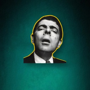 反光车贴喜剧演员藐视鼻孔看你搞笑玻璃电车机箱头盔装饰贴纸