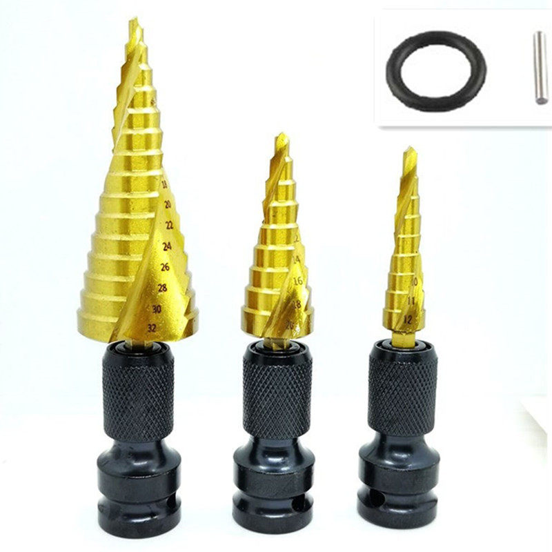 大艺电动扳手配件转接批头木工钻头套筒1/2钻夹头接杆风炮伸缩头