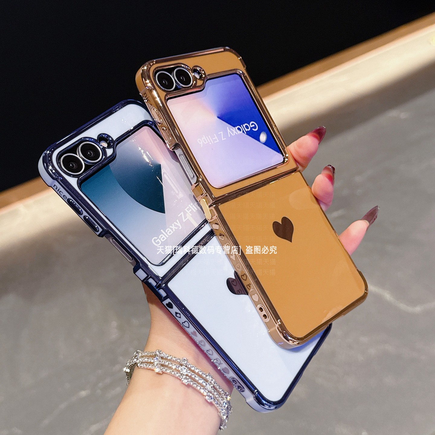 电镀边框简约纯色全包超薄