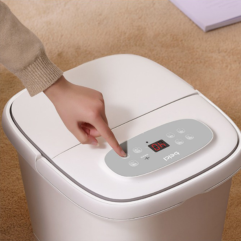 蓓慈小白bz308系列足浴器泡脚桶电动按摩加热洗脚盆家用过小腿