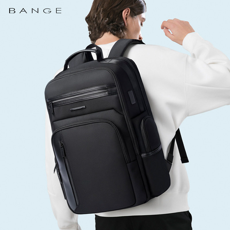 BANGE男士双肩包高端商旅背包