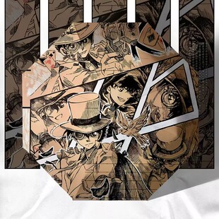 名侦探柯南怪盗基德周边二次元晴雨伞黑胶两用折叠太阳伞自动手动