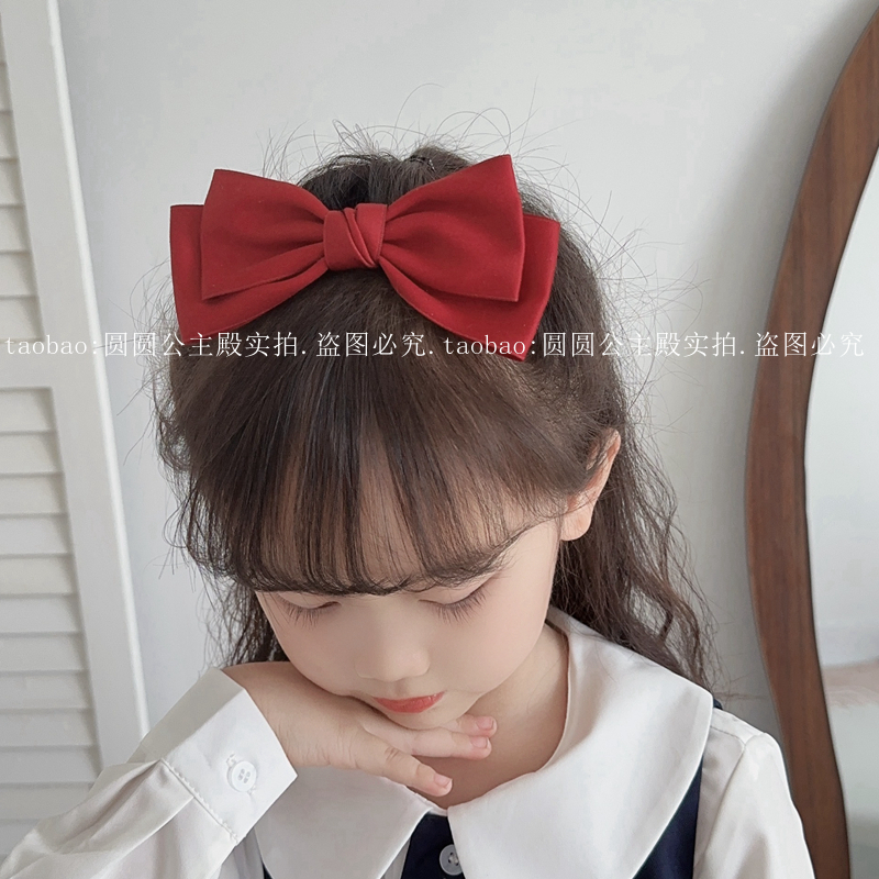 学院蝴蝶结发夹幼儿学生表演头饰