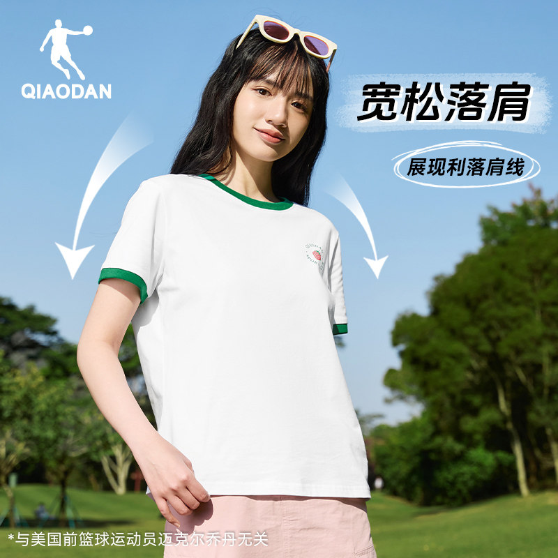 乔丹短袖t恤女2025夏季新款图片