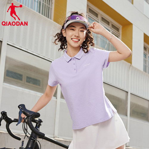 乔丹短袖T恤女款POLO衫翻领上衣