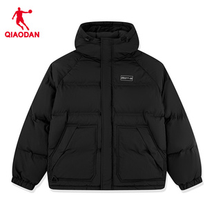 乔丹短款面包羽绒服男士加厚保暖运动服防泼水外套男QDLGM3261025