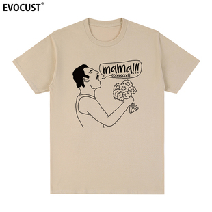 皇后乐队Queen短袖T恤波西米亚狂想曲搞笑恶搞摇滚乐队复古怀旧