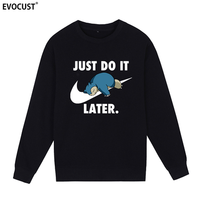 snorlax卡比兽圆领卫衣