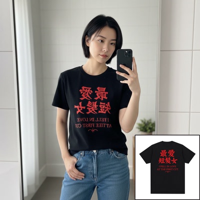 最爱短发女短袖T恤草东没有派对摇滚朋克搞笑音乐节INS男女Tee潮