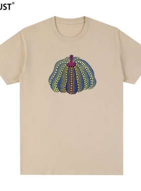 草间弥生短袖T恤YAYOI KUSAMA波点南瓜日本艺术家男女ins风创意潮