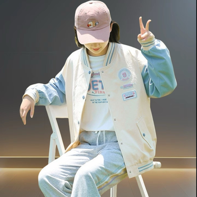 棒球服外套女春秋宽松上衣