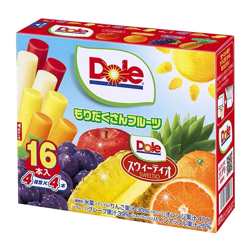 乐天dole水果冰淇淋果味冰棒