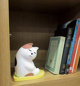 日本DECOLE吸湿干燥摆件三花猫