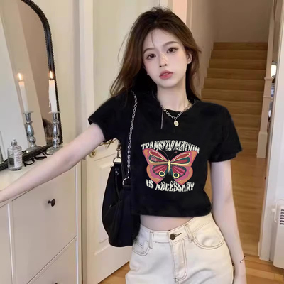 2024薄款纯棉独特短袖印花