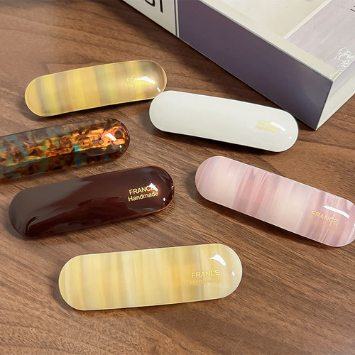 韩系简约醋酸弹簧夹发夹