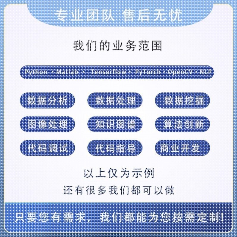 python代编程深度学习机器学习算法程序代做代码编写接单指导调试