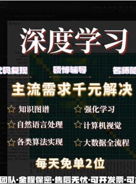 深度学习代做代码指导pytorch/cnn/rnn/lstm/Gan/Kan/Gnn