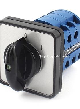 万能转换开关CA10-20/C06.3 660V 12A 3节2档旋钮开关 组合开关