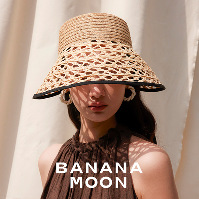 草帽随性镂空拼接高时髦ROW风