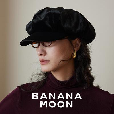 OVERSIZE画家帽丝绒八角帽