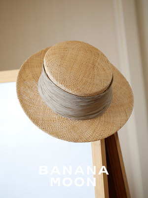 Bananamoon天然宝草平沿草帽