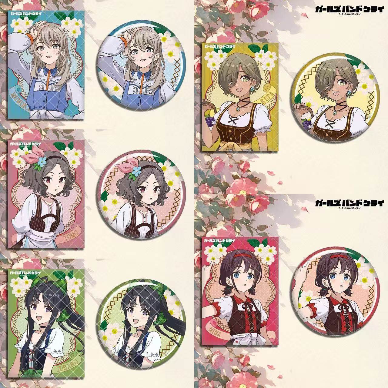 哭泣少女乐队田园乡村系列动漫周边徽章海老冢智井芹仁菜桃香现货