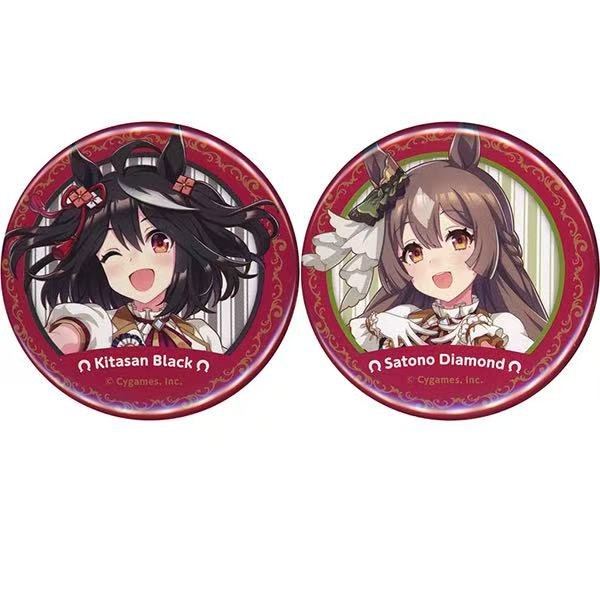 赛马娘 Pretty Derby动漫周边马口铁徽章北部玄驹里见光钻日谷底