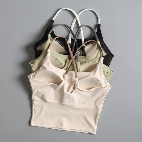 夏季外穿交叉带运动文胸