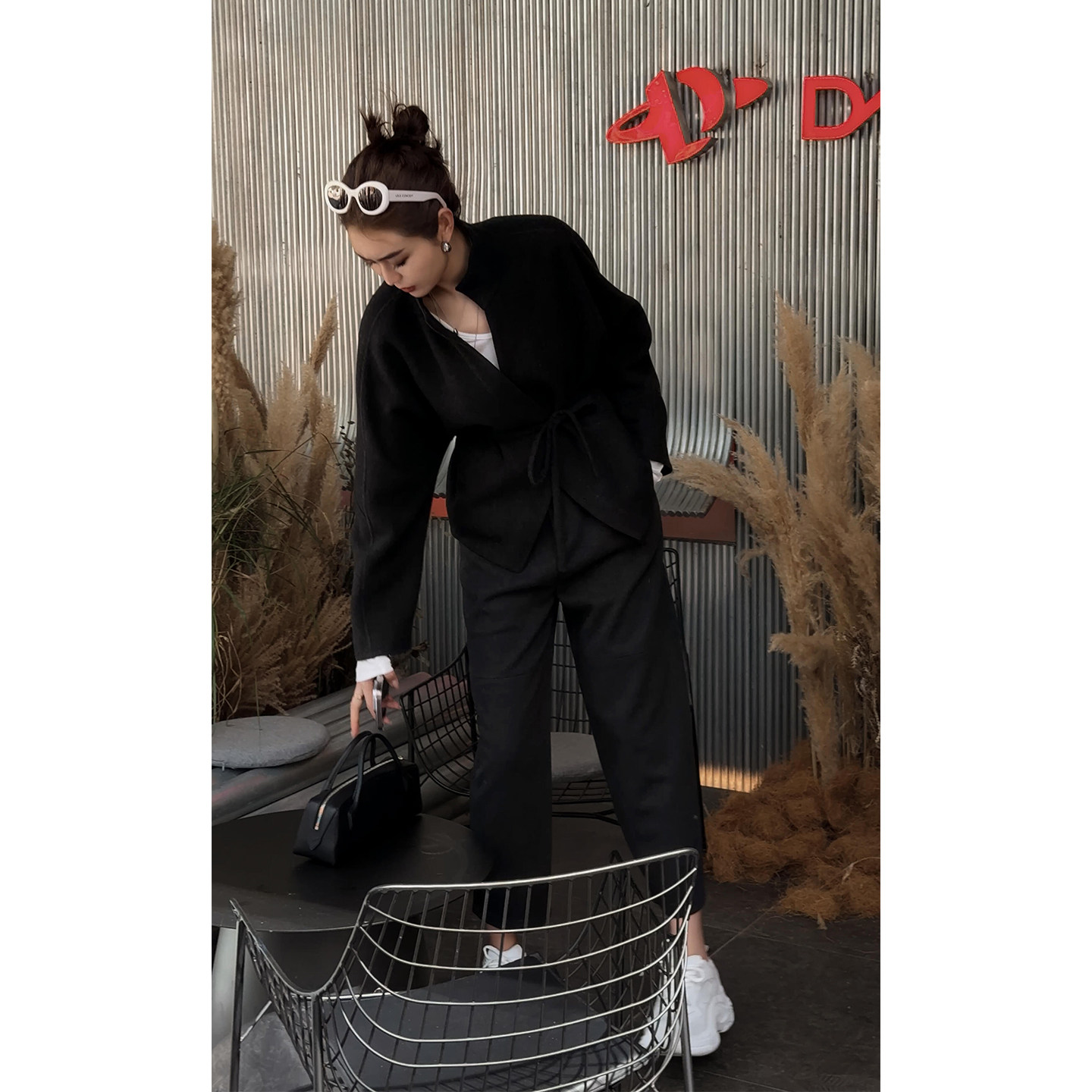 简单大方出席重要场合老钱风套装