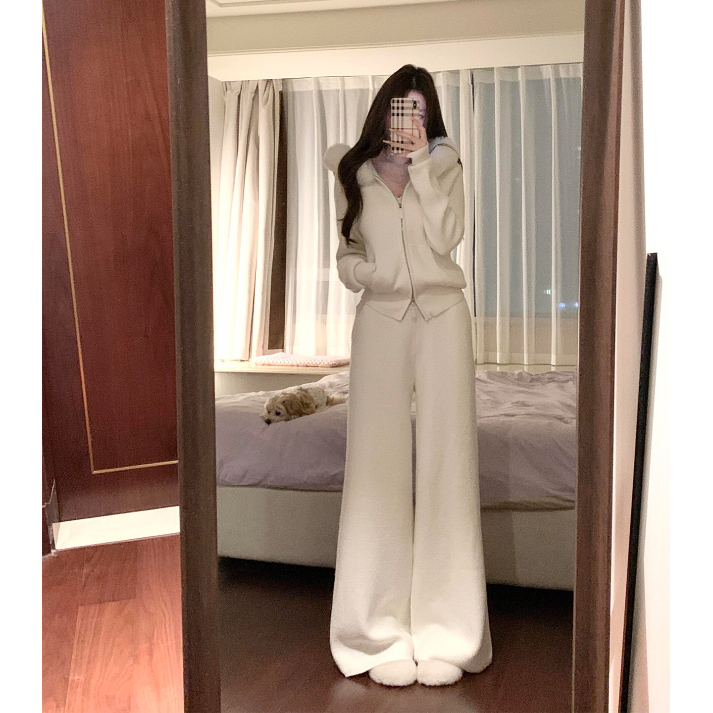 小香风套装女2025新款冬装运动服