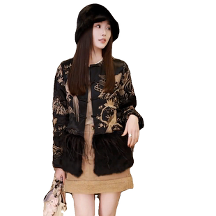 高级感超好看小香风羽绒服冬季新中式国风今年流行气质名媛外套女