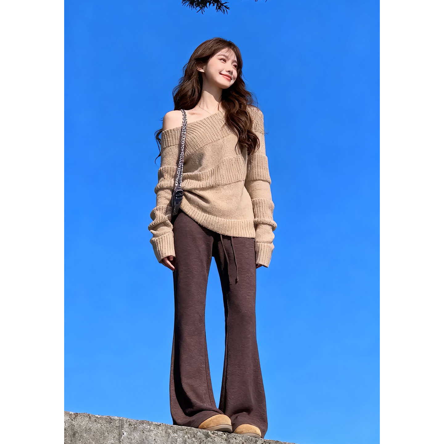 时尚冬装2025超火针织套装慵懒风