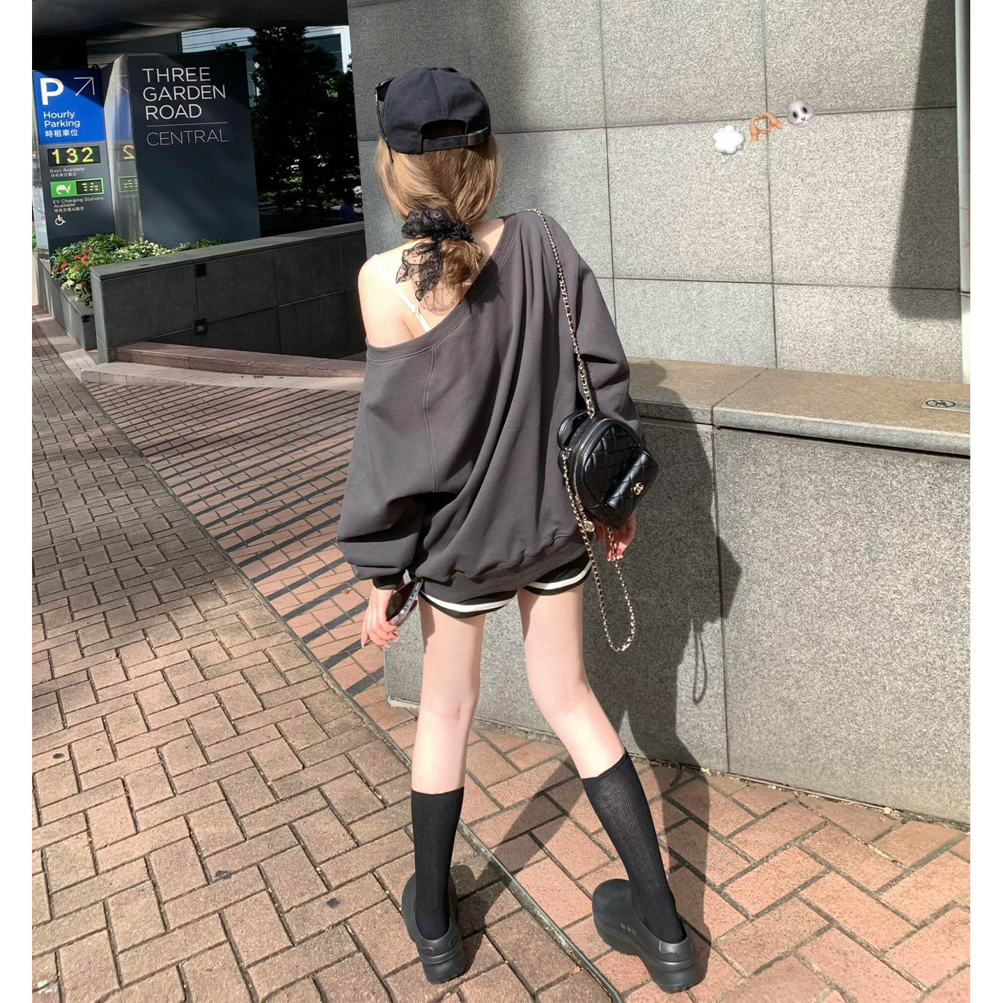 赵露思同款穿搭套装早秋韩风chic一整套休闲运动高级感卫衣两件套