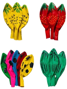 乐乐仔36寸加厚草莓水果气球乳胶儿童玩具生日装饰小礼品