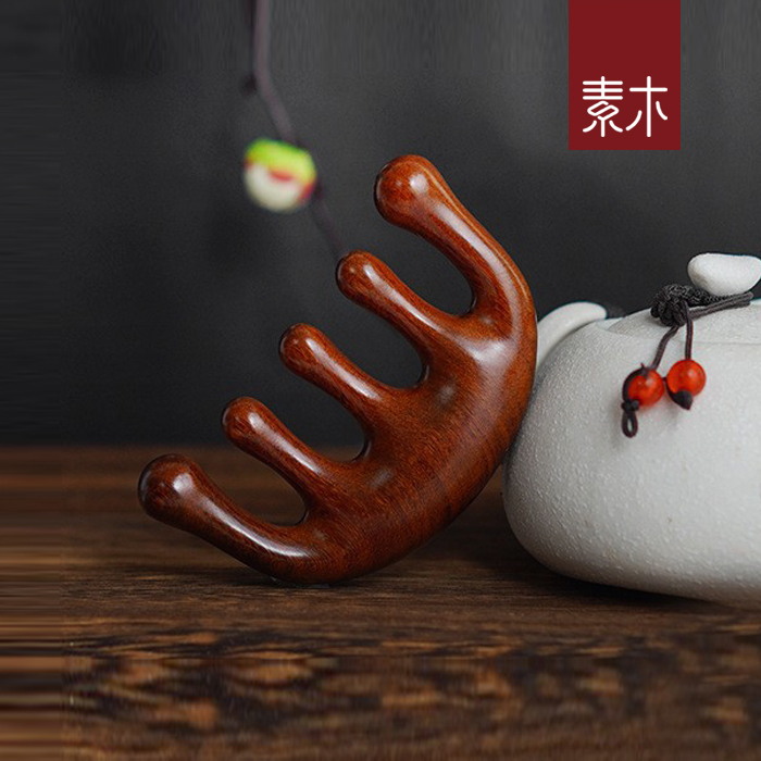 头皮按摩梳经络梳面部头部按摩器