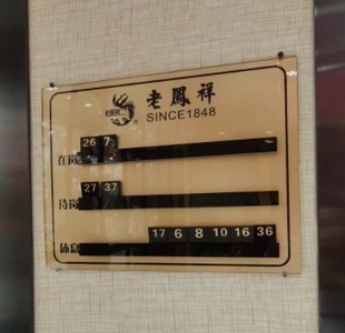 珠宝金店轮工流水牌高端轮值轮岗牌值班轮流接待牌定制金价报价牌