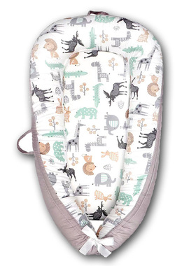 可拆洗便携式防压婴儿床中床仿生婴儿窝婴儿枕旅行婴儿床