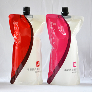 发廊美发专用数码陶瓷烫卷发智能离子烫直发药水软化定型剂1号2号