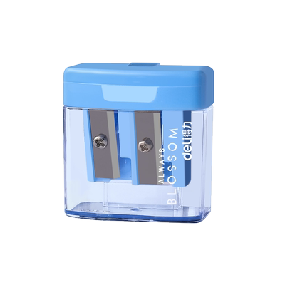 得力双孔粗细卷笔刀ABS