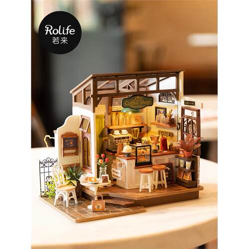 若态若来咖啡店diy小屋艺