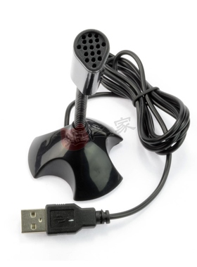 USB迷你有线麦克风台式笔记本电脑录音YY语音QQ聊天网络K歌话筒