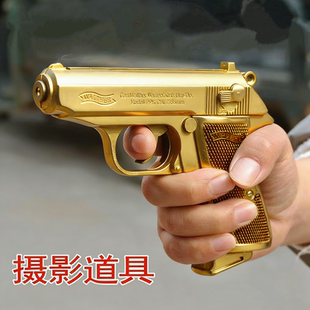 XY雄鹰PPK瓦尔特全合金属升级手拉玩具枪可拆卸成人手抢科教模型