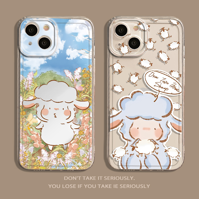 全系苹果手机透明卡通可爱