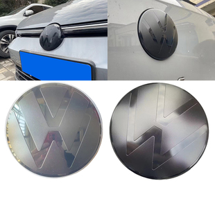 适用于大众高尔夫8GTI/rline/pro改装黑武士黑化车标贴装饰配件